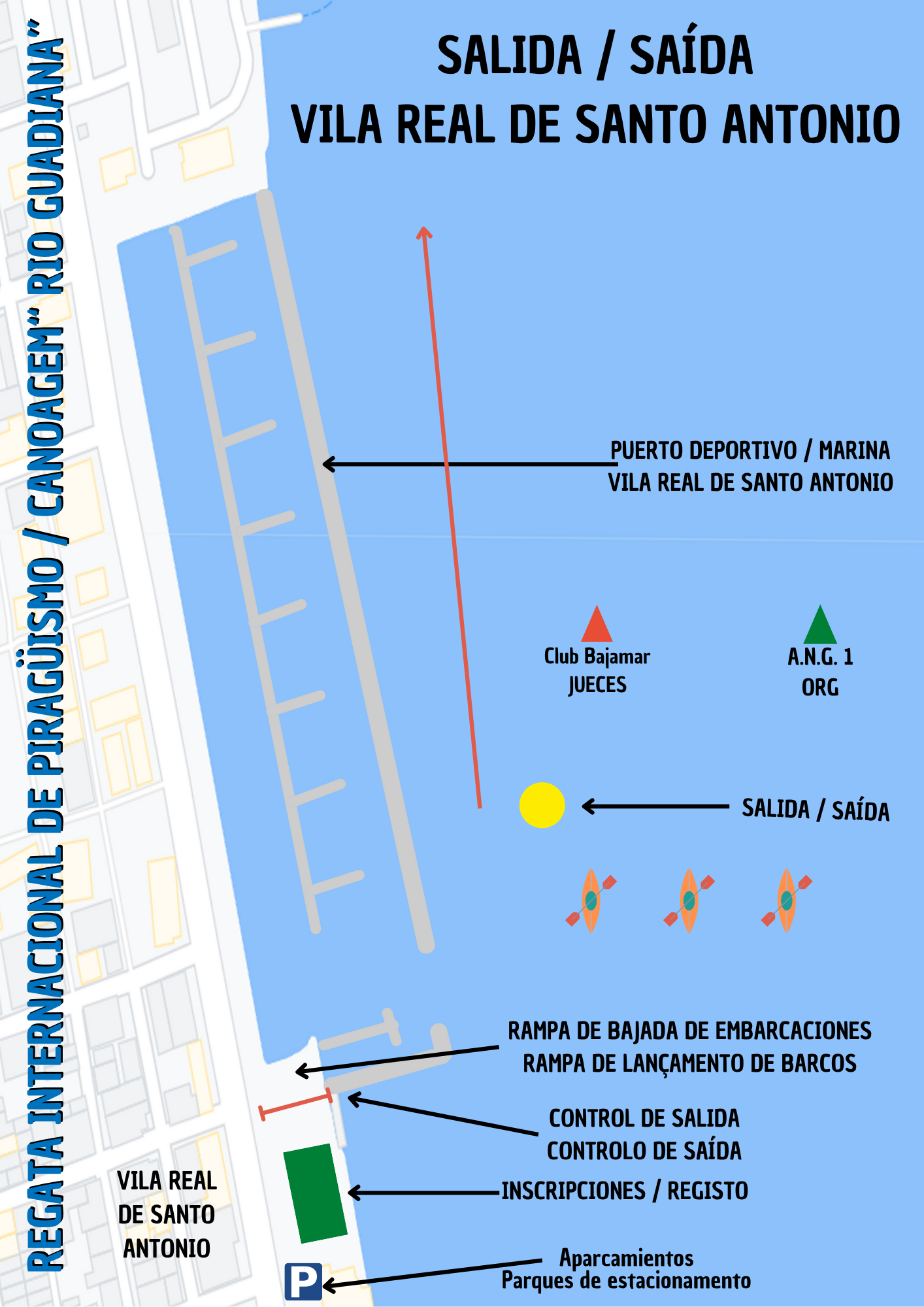 PLANO DE SALIDA PIRAGUISMO