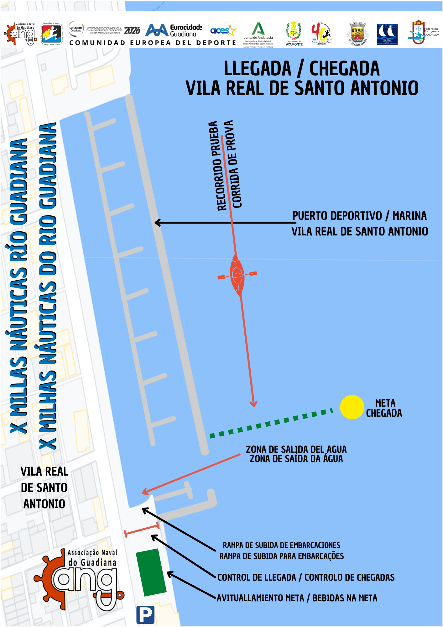 Zona de meta - X Millas Náuticas - VRSA