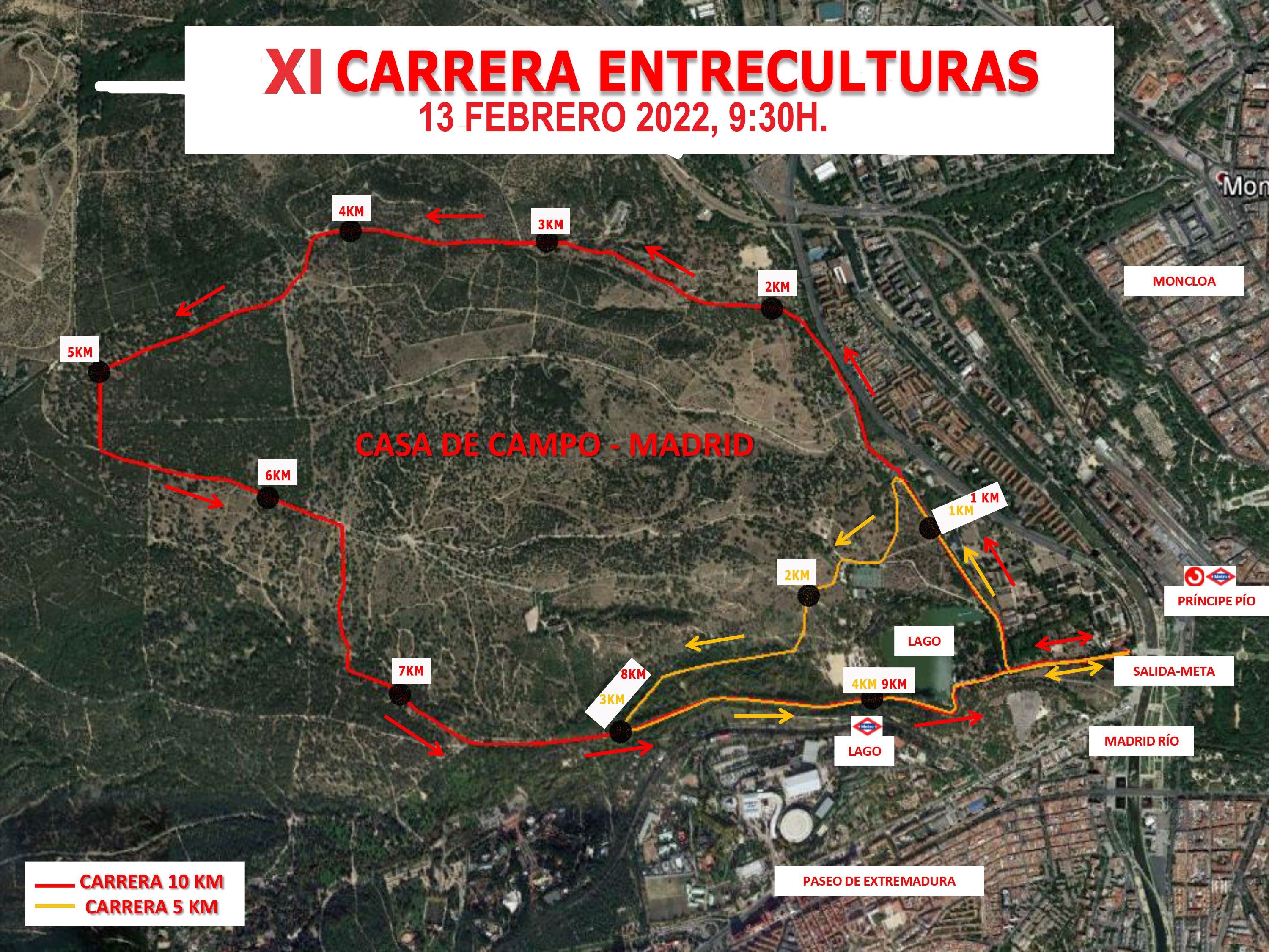 CIRCUITOS 10KM y 5KM MADRID
