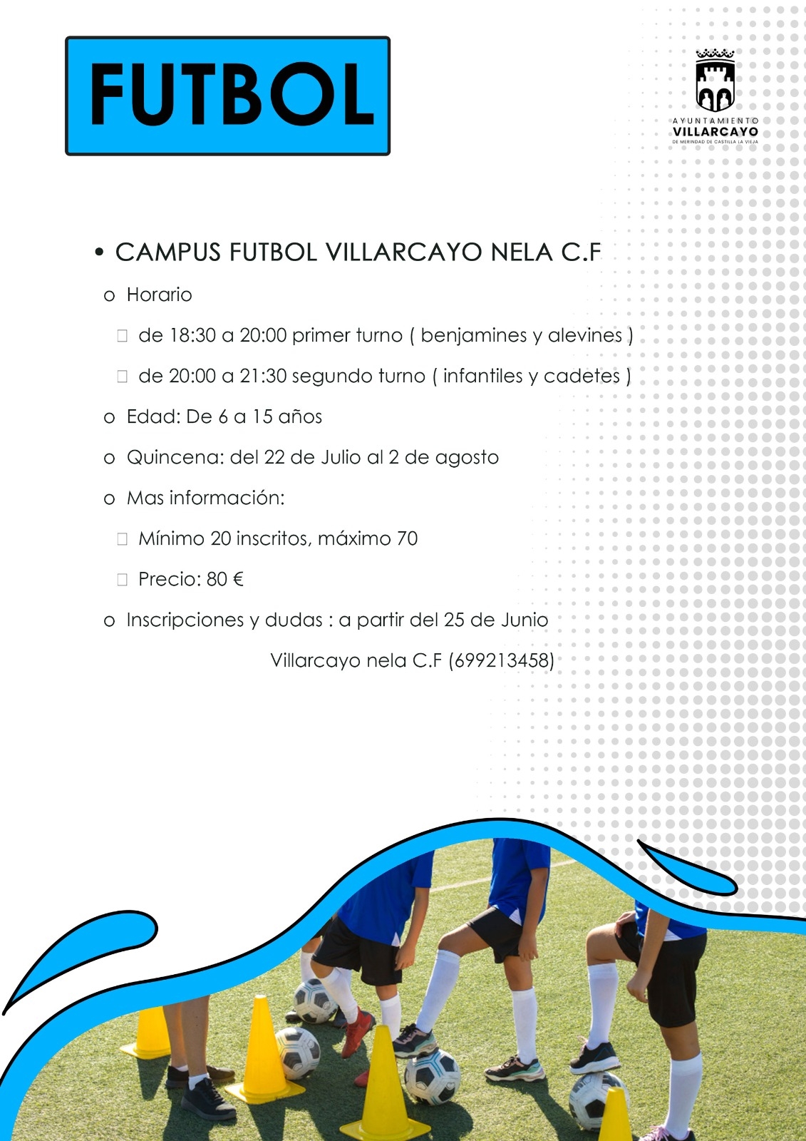 CAMPUS FÚTBOL VILLARCAYO NELA C.F - Register