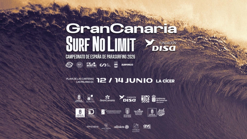 GRAN CANARIA SURF NO LIMIT FUNDACIÓN DISA 2026 - Inscríbete