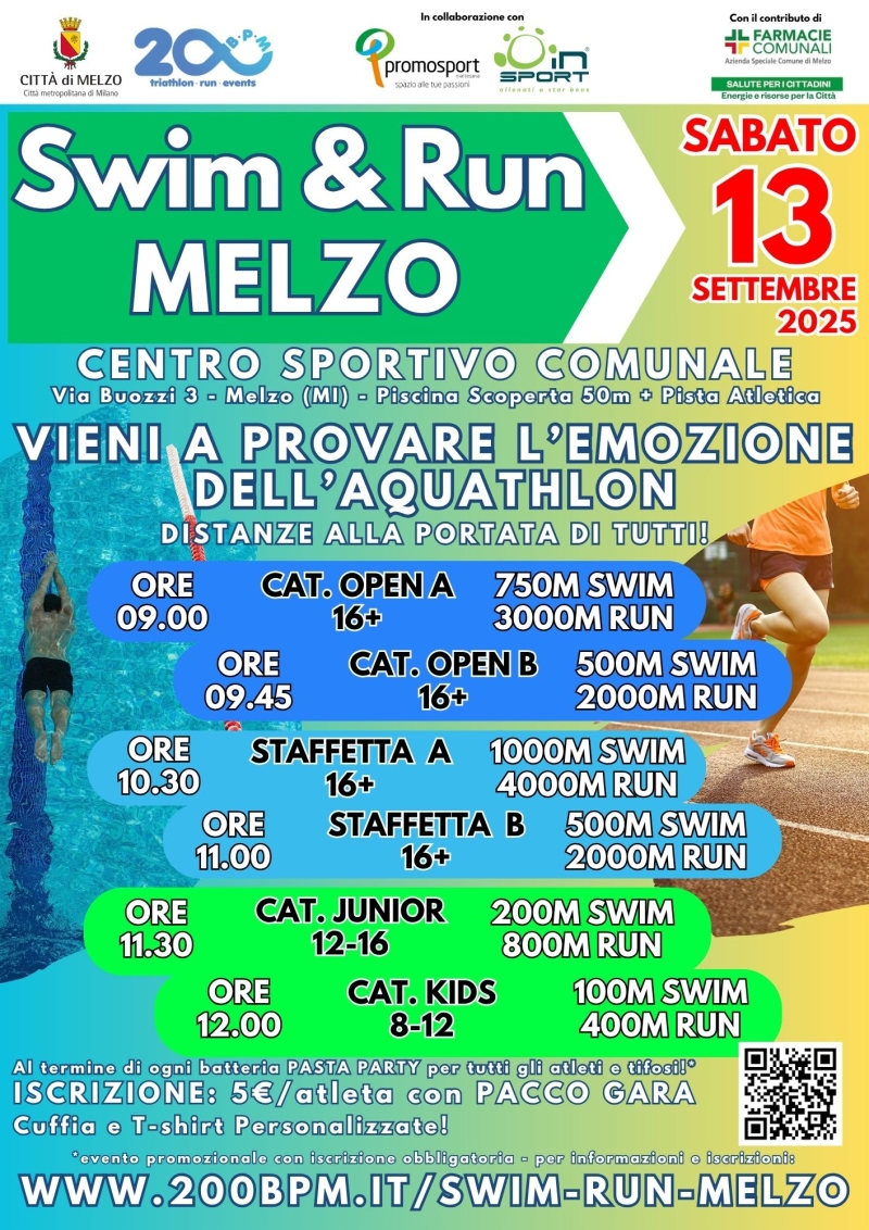 SWIM-RUN MELZO - 2A EDIZIONE - Inscreva-se