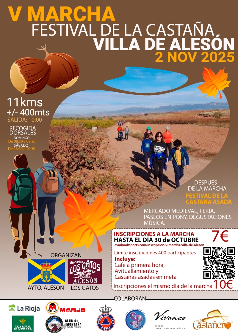 V MARCHA VILLA DE ALESÓN - Inscríbete