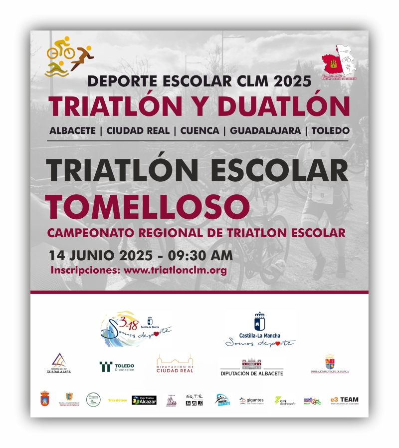 TRIATLON ESCOLAR DE TOMELLOSO - CPTO REGIONAL TRIATLON CLM 25 - Register