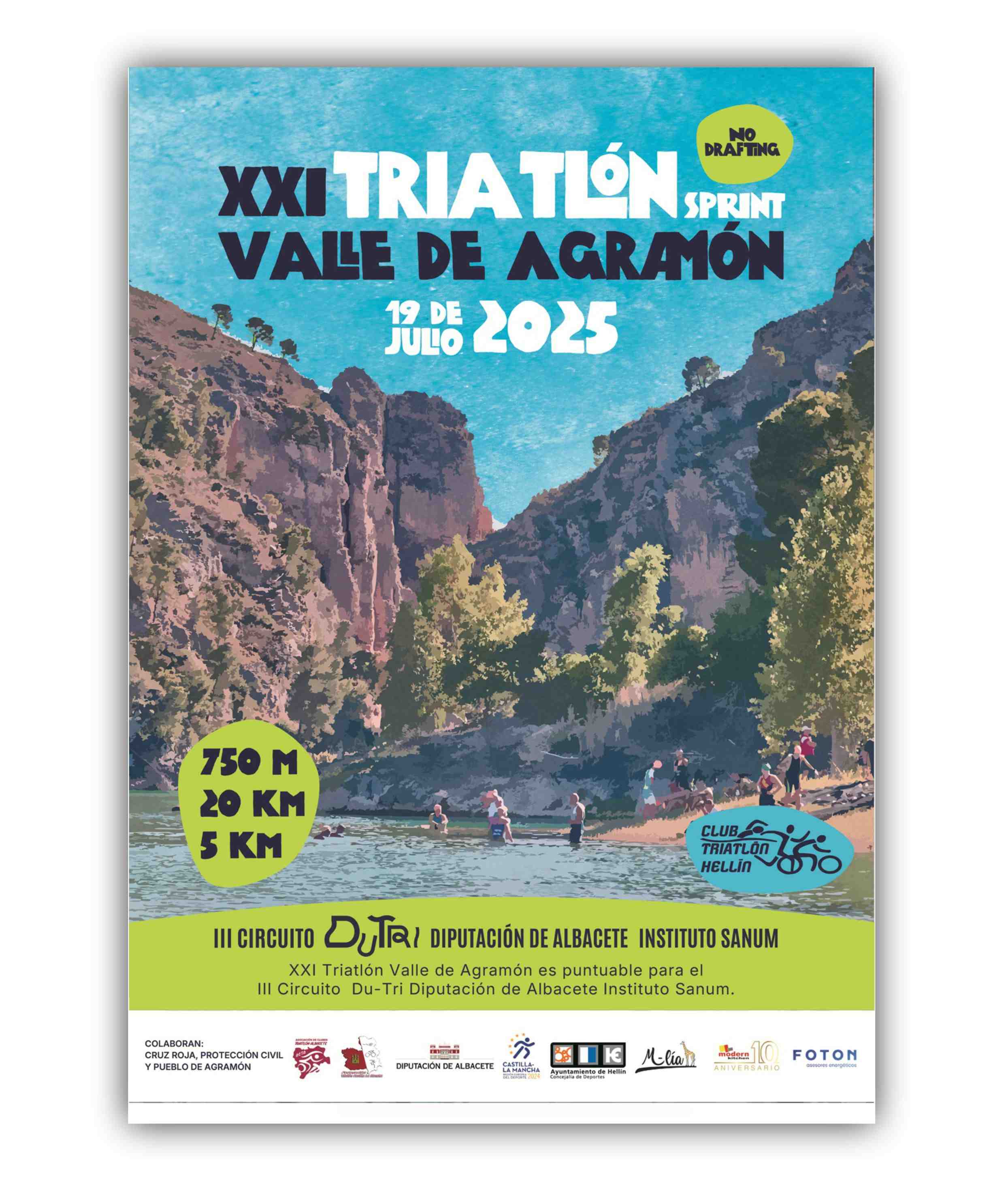 XXI TRIATLÓN SPRINT VALLE DE AGRAMÓN - Register