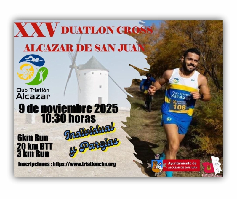 XXIV DUATLON CROSS ALCAZAR DE SAN JUAN - Inscríbete