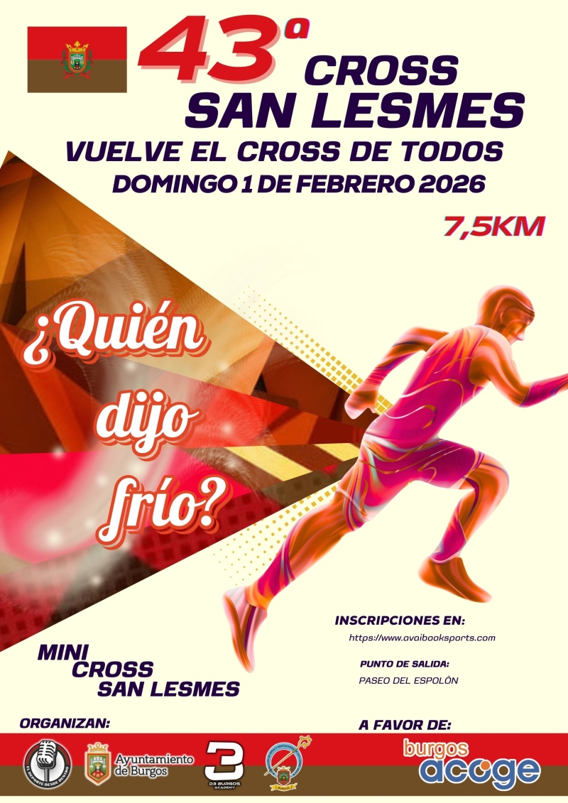 43º CROSS SAN LESMES - Inscríbete