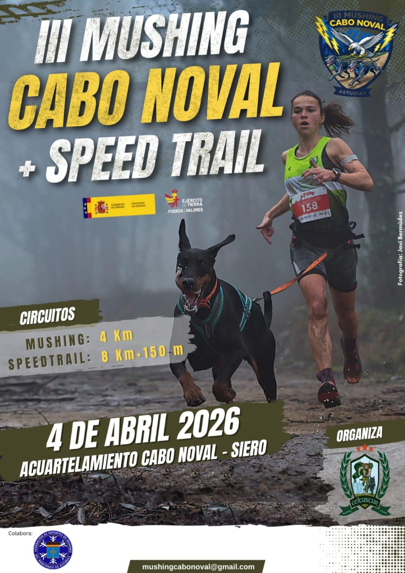 III MUSHING CABO NOVAL 2026 - Inscríbete