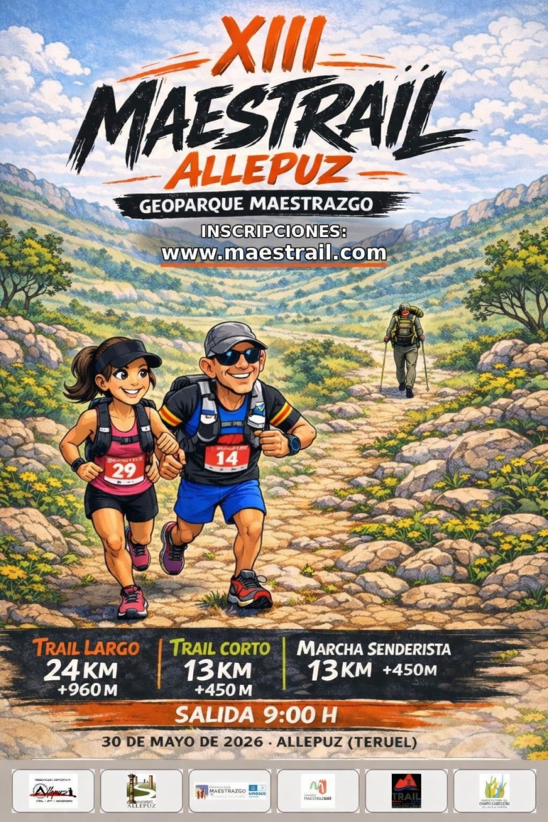 XIII MAESTRAIL GEOPARQUE ALLEPUZ - Inscríbete