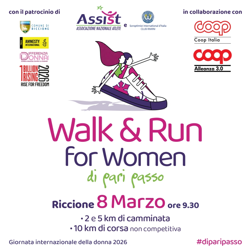 WALK & RUN FOR WOMEN - Iscriviti