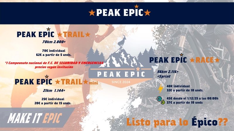 PEAK EPIC 2026 - Inscríbete