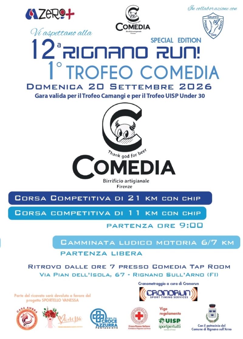 SPECIAL EDITION RIGNANO RUN - Iscriviti