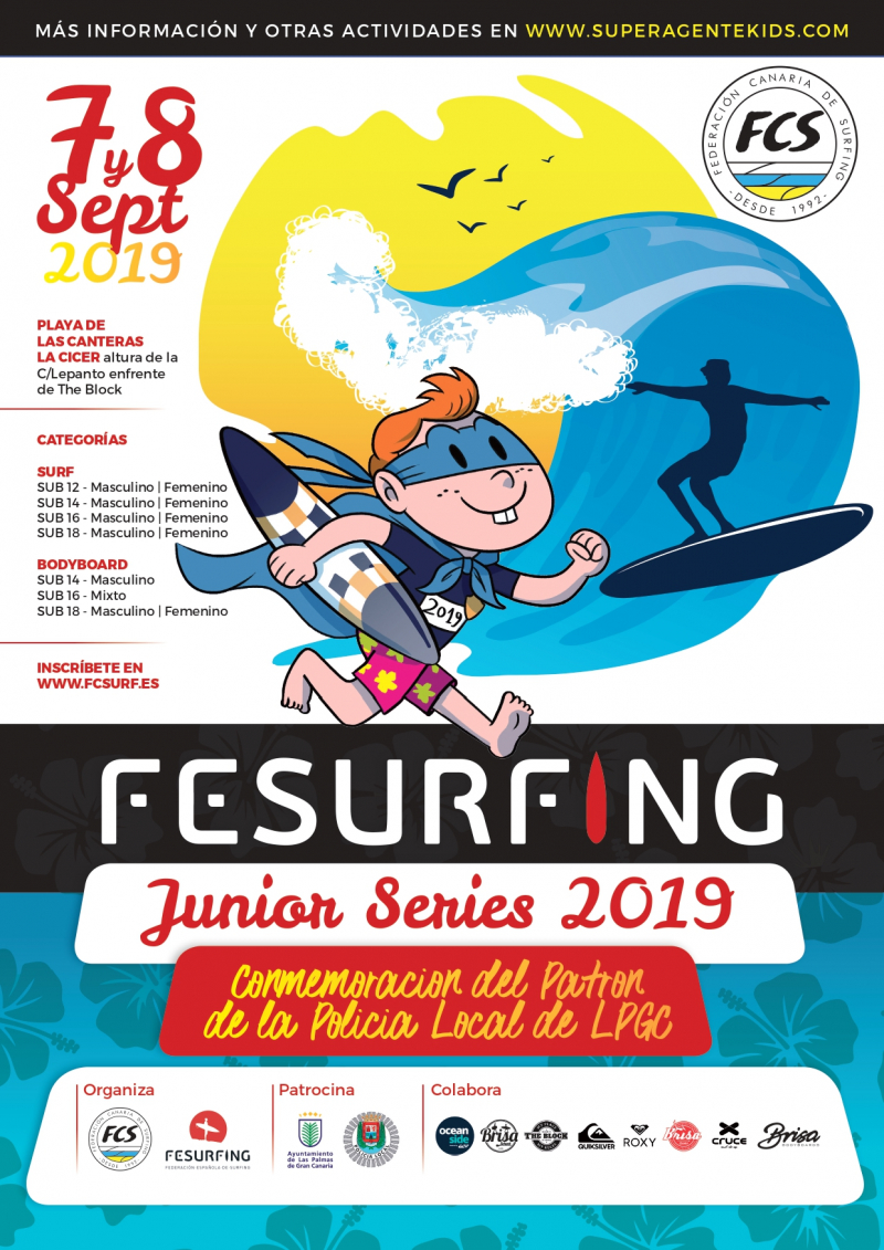 SURFING JUNIOR SERIES LA CICER  2019 - Register
