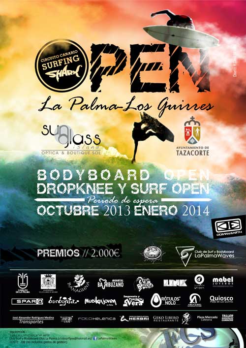 CTO CANARIO DE SURFING SHARK - OPEN LA PALMA LOS GUINES - Register