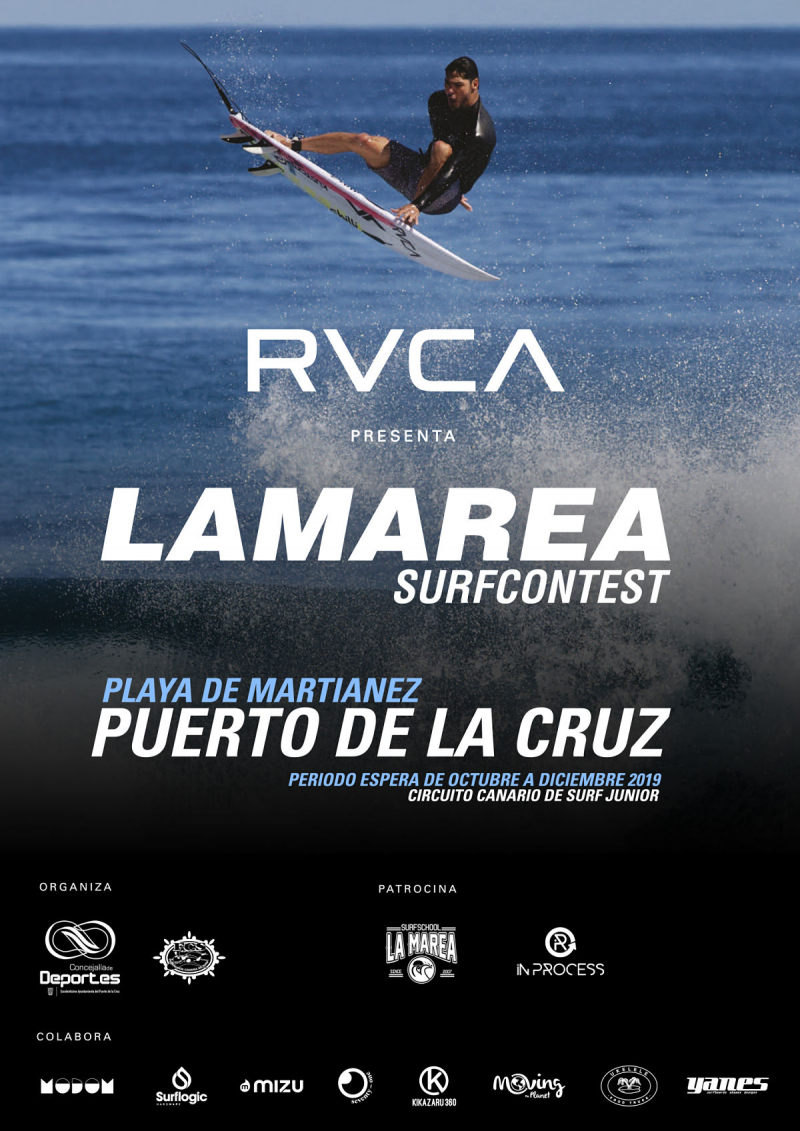 CAMPEONATO DEL CIRCUITO CANARIO DE SURF PROMESAS LA MAREA SURF - Inscríbete