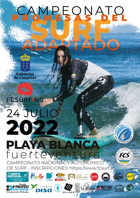 SURFING ADAPTADO PLAYA BLANCA - Register