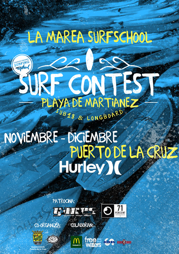 CIRCUITO CANARIO DE SURFING SHARK - LA MAREA MARTIANEZ - Inscríbete