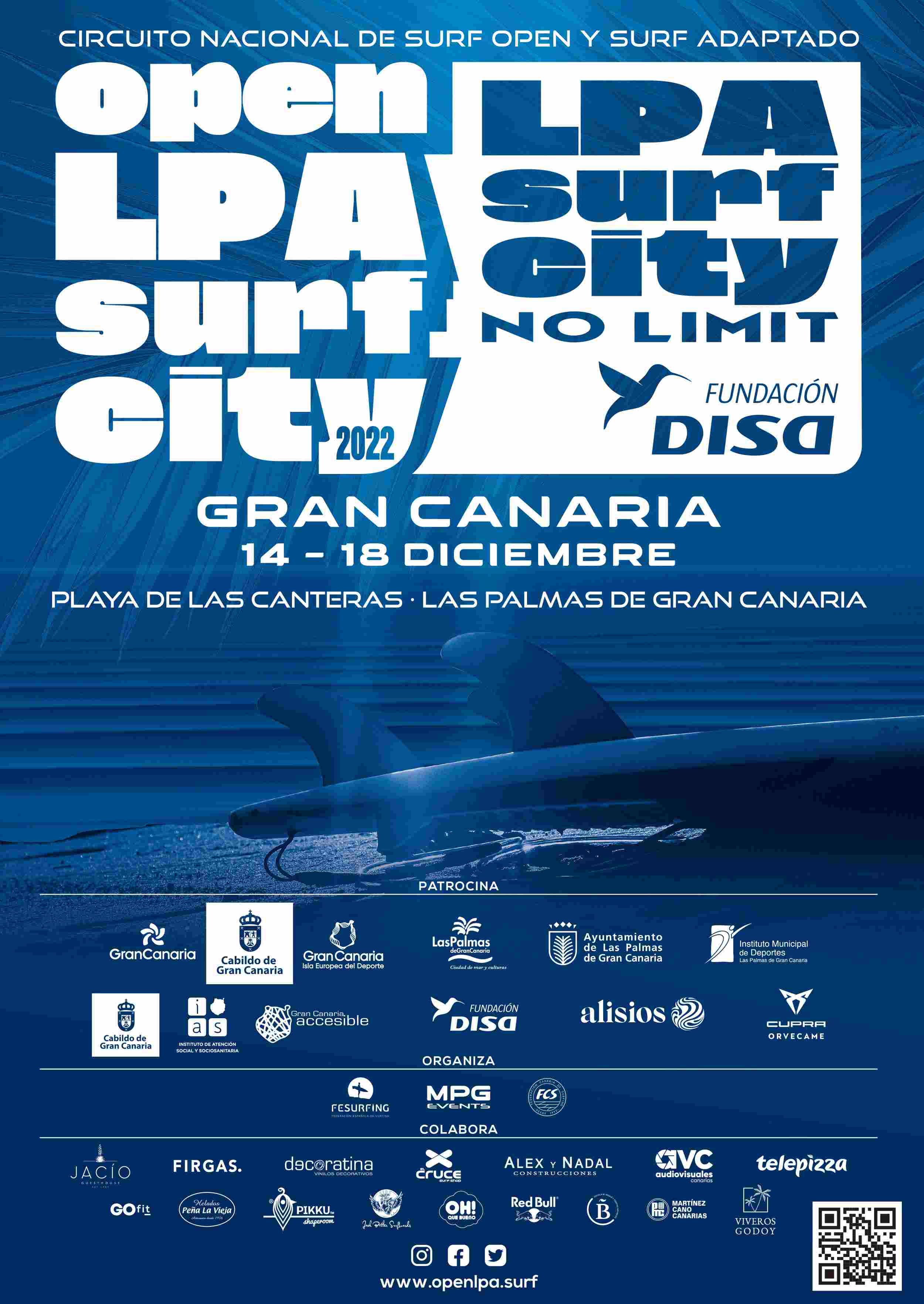 OPEN LPA SURF CITY - NO FEDERADOS PENINSULARES - Inscríbete