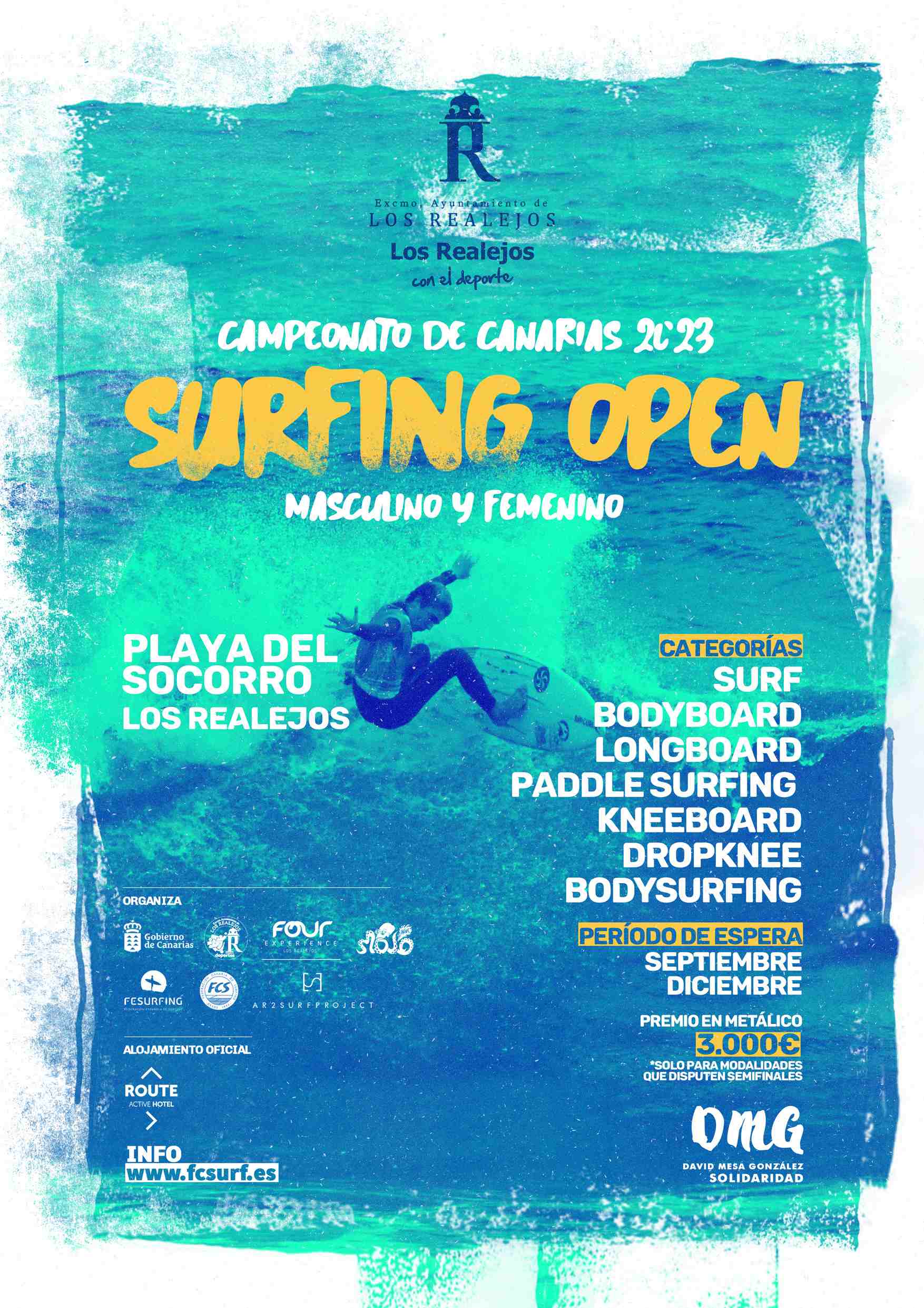 CAMPEONATO DE CANARIAS OPEN PLAYA DE EL SOCORRO  2023 - Prijava