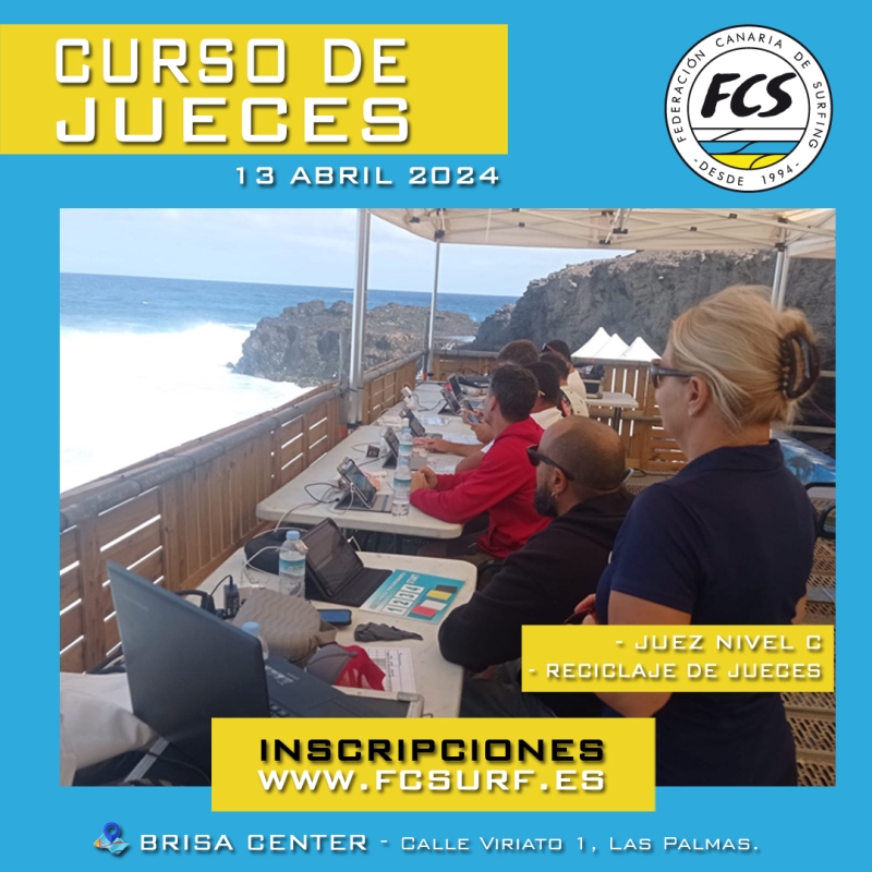 CURSO DE JUECES, JEFE DE JUECES Y DIRECTORES DE COMPETICIÓN NO FEDERADOS - Register