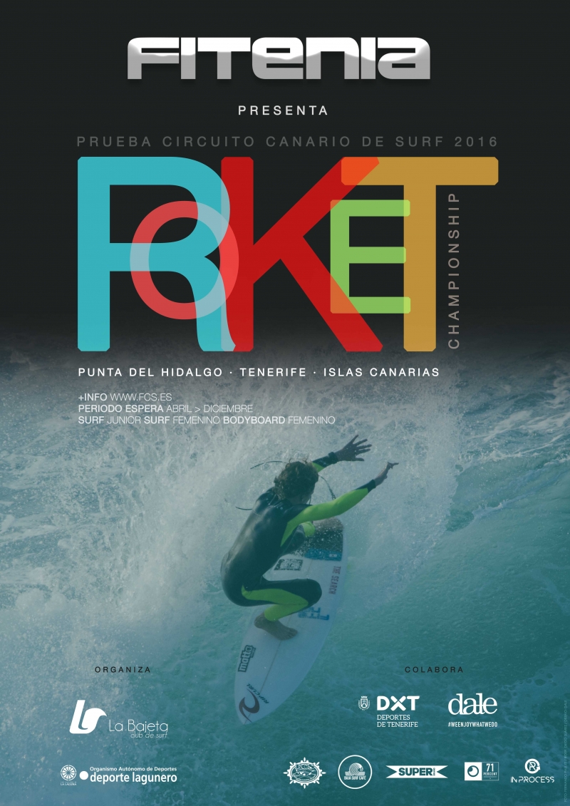 CIRCUITO CANARIO DE SURFING 2016 JUNIOR Y FEMENINO - EL ROQUETE  - Register