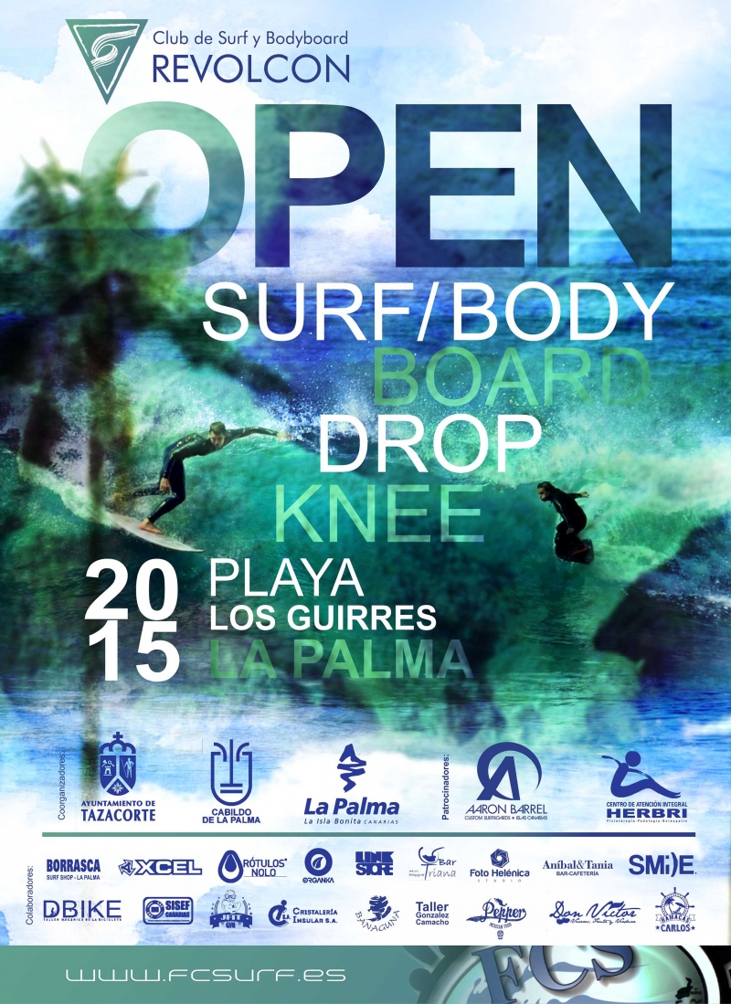 CIRCUITO CANARIO DE SURFING 2015 OPEN DE LA PALMA LOS GUIRRES  - Register