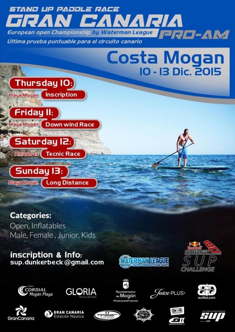 GRAN CANARIA PRO-AM  STAND UP PADDLE COSTA MOGAN  - Zur Anmeldung