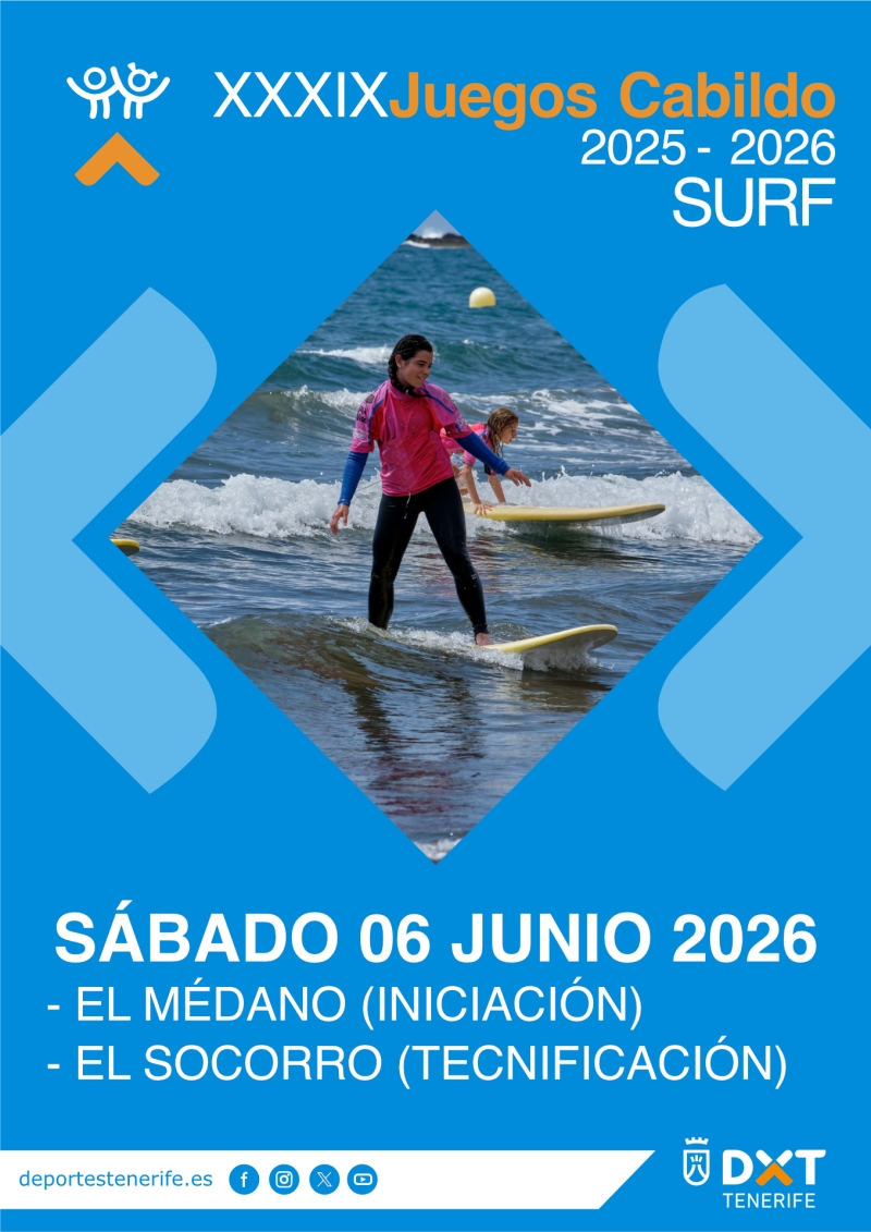 JUEGOS ESCOLARES DE TENERIFE. PLAYA  EL MÉDANO 2026 - NO FEDERADOS - Inscríbete