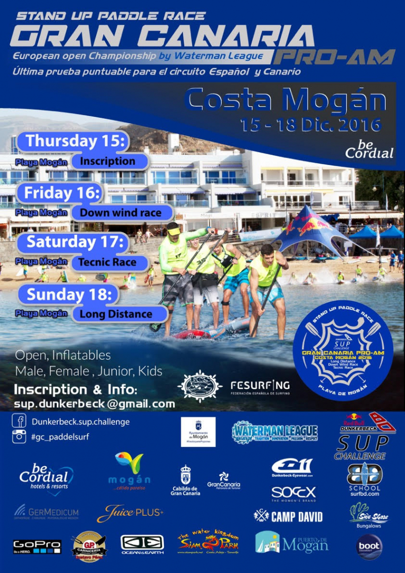 GRAN CANARIA PRO-AM  STAND UP PADDLE COSTA MOGAN   - Inscríbete