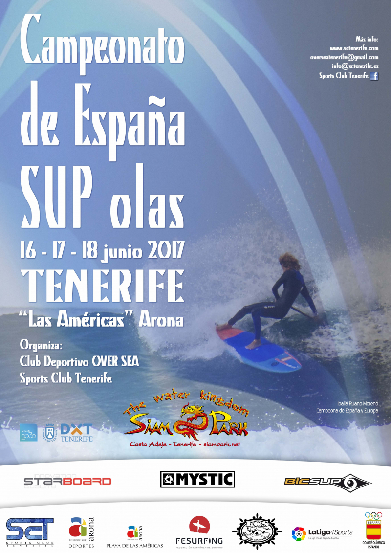 CAMPEONATO DE ESPAÑA SUP OLAS - DEPORTISTAS PENINSULARES - NO FEDERADOS en Canarias - Zur Anmeldung