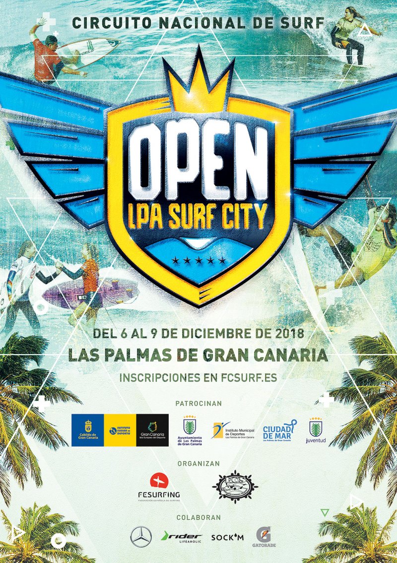 CAMPEONATO OPEN LAS PALMAS SURF CITY 2018 - Prijava