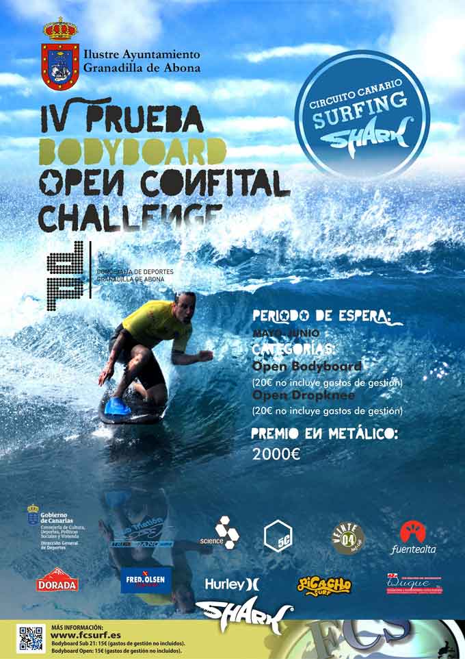 CTO CANARIO SURFING SHARK - IV PRUEBA BODYBOARD OPEN CONFITAL - Inscriu-te
