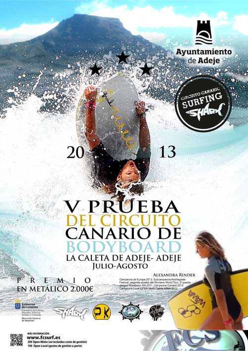 IV PRUEBA DEL CTO CANARIO BODYBOARD - CALETA DE ADEJE - Inscríbete