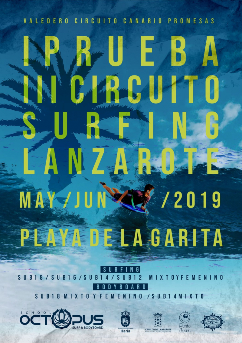 CAMPEONATO HARIA SURFING PROMESAS - LANZAROTE 2019 - COPIA - Inscríbete