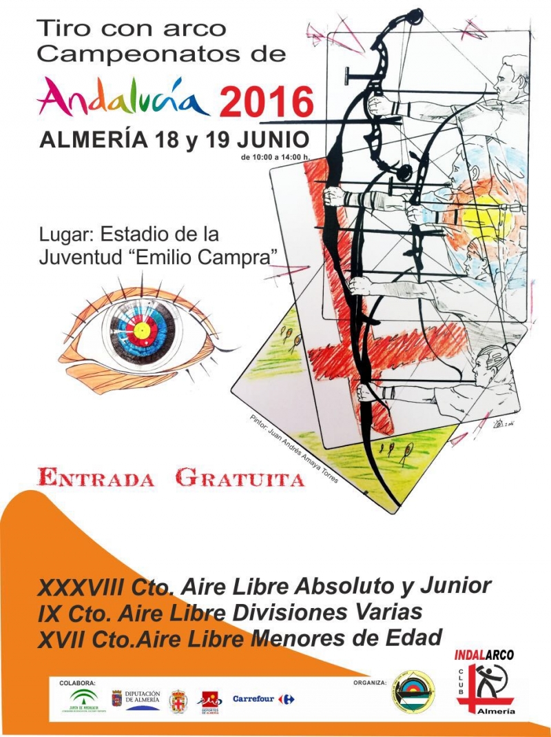 •	XXXIX CAMPEONATO DE ANDALUCIA ABSOLUTO Y JUNIOR DE AIRE LIBRE - Zur Anmeldung