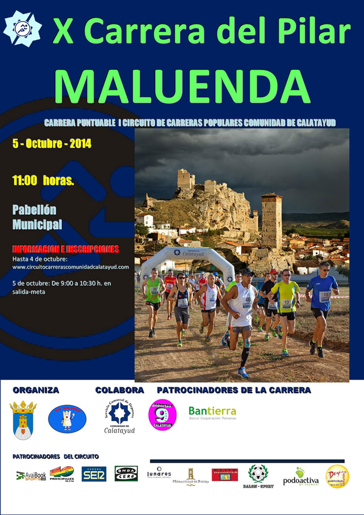 X CARRERA DEL PILAR - MALUENDA - INFANTILES - Iscriviti