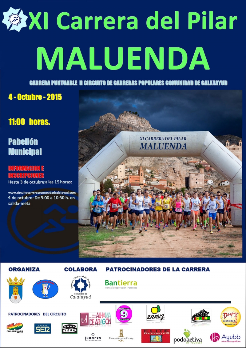 XI  CARRERA DEL PILAR (MALUENDA) - Inscríbete