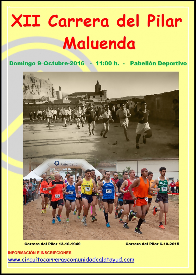 XII CARRERA DEL PILAR - MALUENDA - Inscríbete