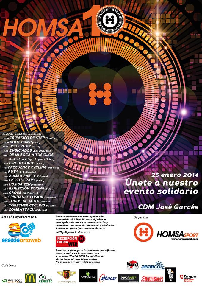 HOMSA 10 - 2014 - Inscríbete