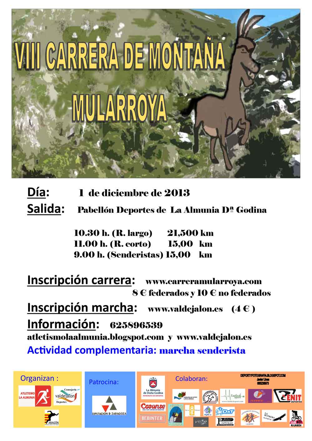 MARCHA SENDERISTA MULARROYA - Register