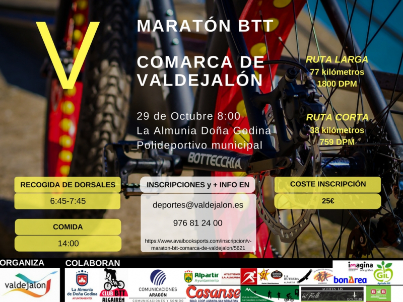 V MARATÓN BTT COMARCA DE VALDEJALÓN - Inscríbete