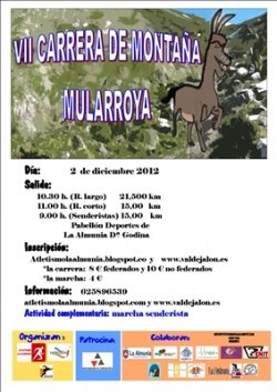 7ª CARRERA DE MONTAÑA DE MULARROYA - Inscreva-se