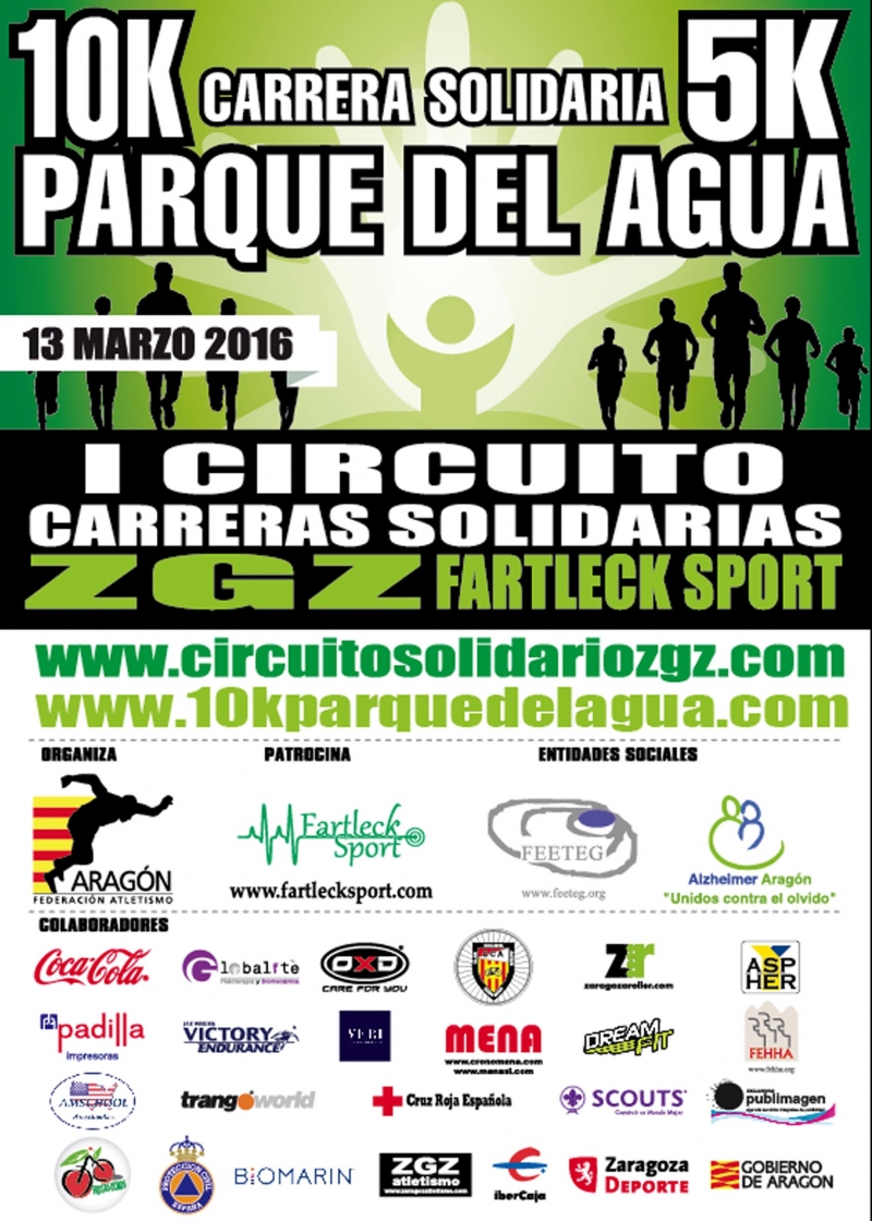 10K-5K  PARQUE DEL AGUA- CIRCUITO SOLIDARIO ZGZ FARTLECK SPORT  - Register