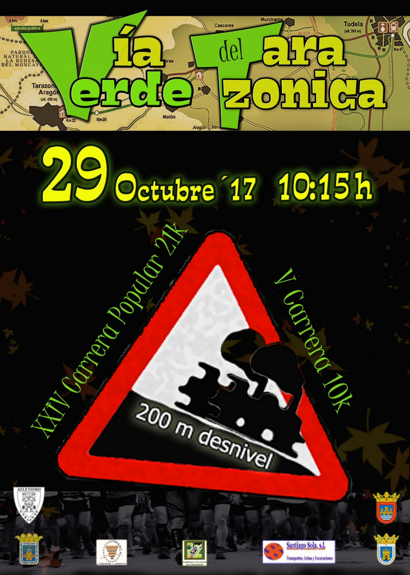 CARRERA POPULAR VIA VERDE TARAZONICA 2017 (21K Y 10K)  - Inscreva-se