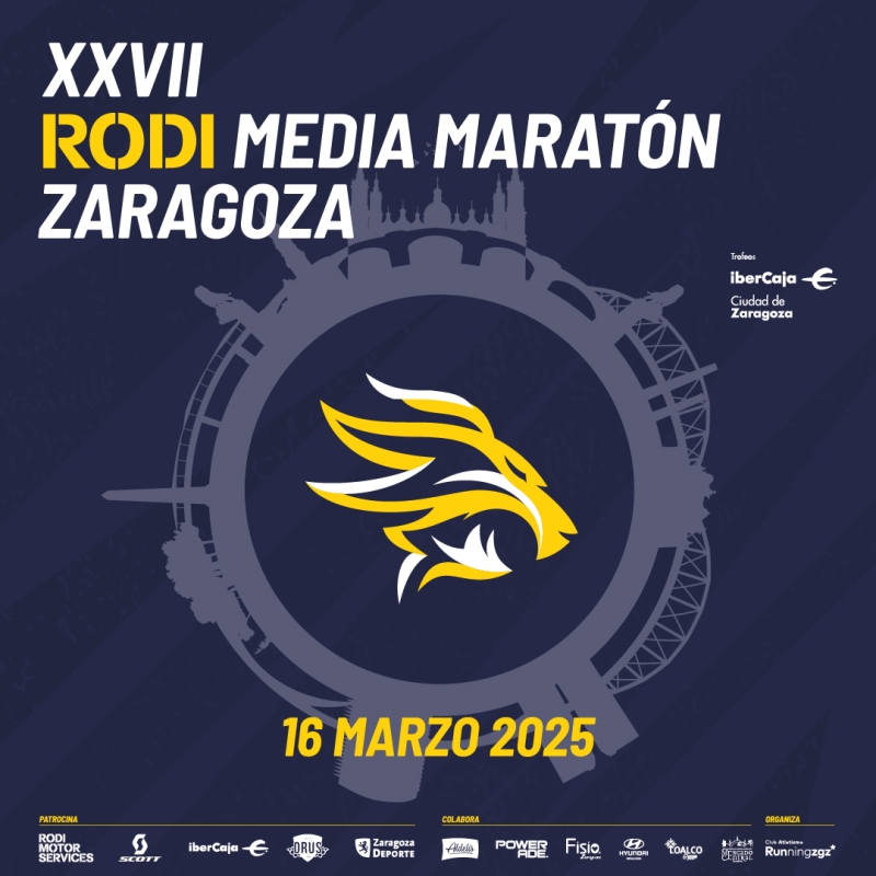 5K DE LA XXVII RODI MEDIA MARATÓN IBERCAJA-CIUDAD DE ZARAGOZA - Inscríbete