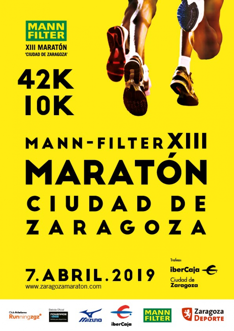 MANN-FILTER XIII MARATÓN - CIUDAD DE ZARAGOZA - Inscríbete
