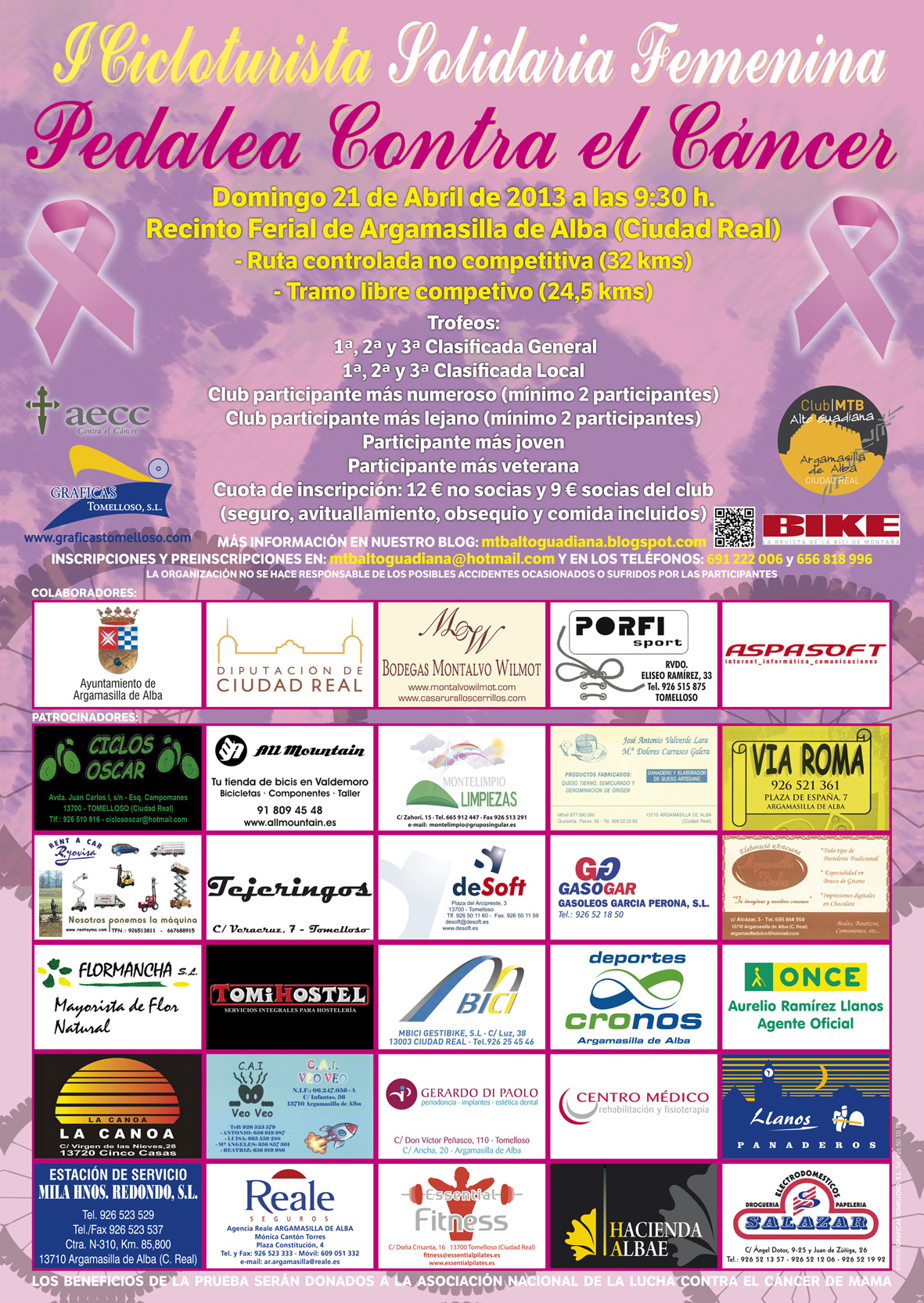 I CICLOTURISTA SOLIDARIA FEMENINA 