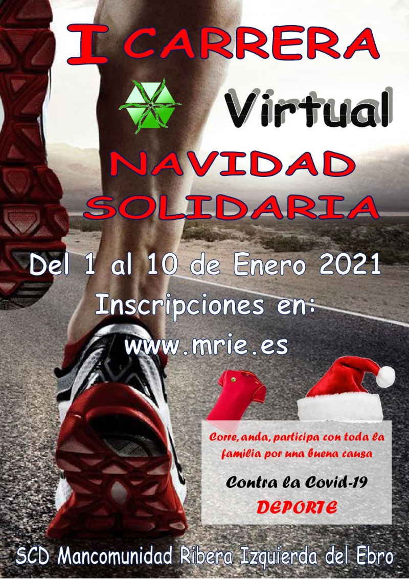 I CARRERA VIRTUAL NAVIDAD SOLIDARIA - Prijava
