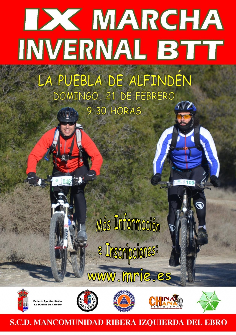 IX MARCHA INVERNAL BTT - Inscriu-te
