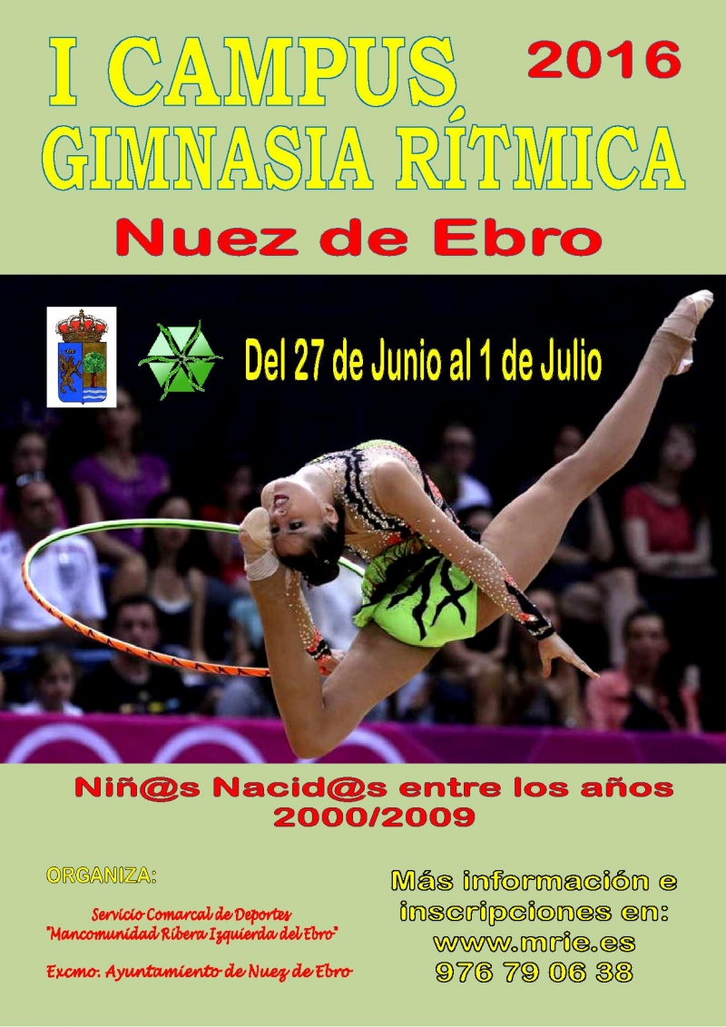 I CAMPUS DE GIMNASIA RÍTMICA - Inscríbete